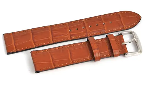 Kožený odvětrávaný řemínek Fluco Mocca 207-05 20 mm