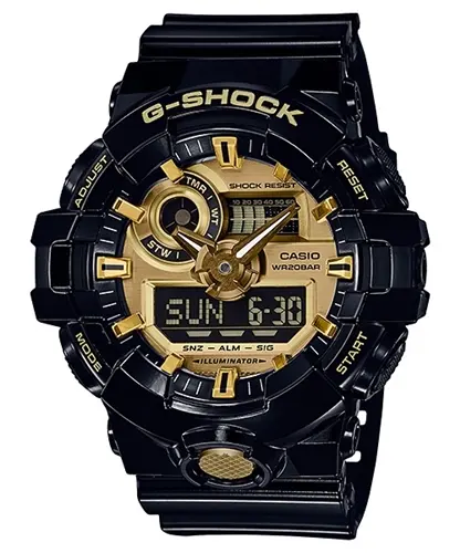 Pánské hodinky Casio G-SHOCK GA 710GB-1A + DÁREK ZDARMA
