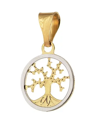 Zlatý přívěšek strom života ZZ0567F