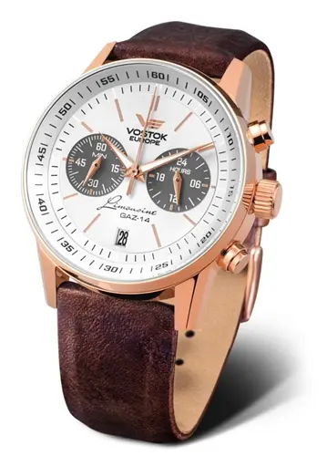 Hodinky Vostok Europe GAZ-14 Chrono VK64/560B600 + Dárek zdarma