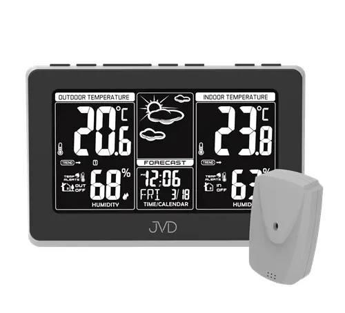 Meteorologická stanice JVD RB658 + dárek zdarma