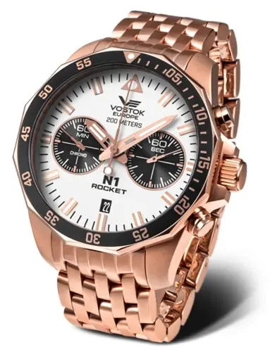 Hodinky Vostok Rocket N-1 Chrono line 6S21/225B619B + Dárek zdarma