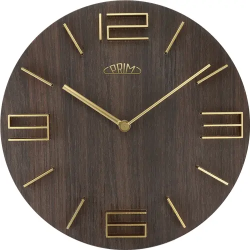 Nástěnné hodiny PRIM Timber Breezy II E01P.4083.54