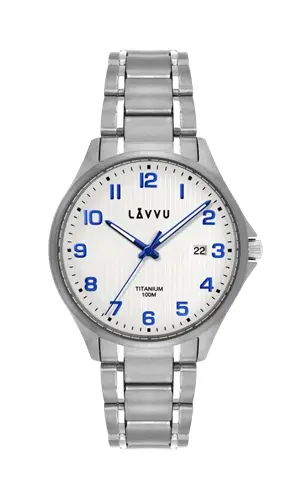 Pánské titanové vodotěsné hodinky Lavvu LWM0151 + dárek zdarma