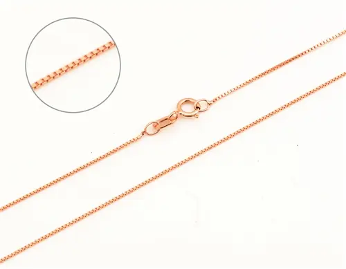 Řetízek z růžového zlata venezia 38 cm ZLR1226F + DÁREK ZDARMA
