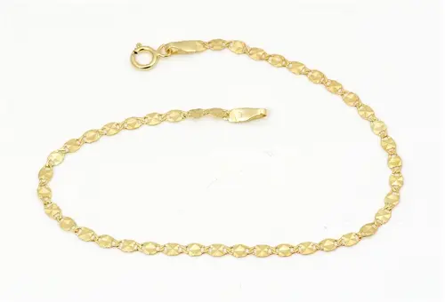 Dámský zlatý náramek Valentina ZLNA1015F 18 cm + Dárek zdarma
