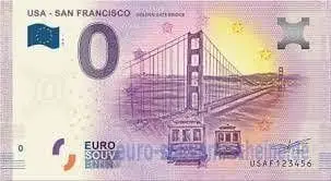 0 Euro 2019 -SAN FRANCISCO GOLDEN GATE BRIDGE