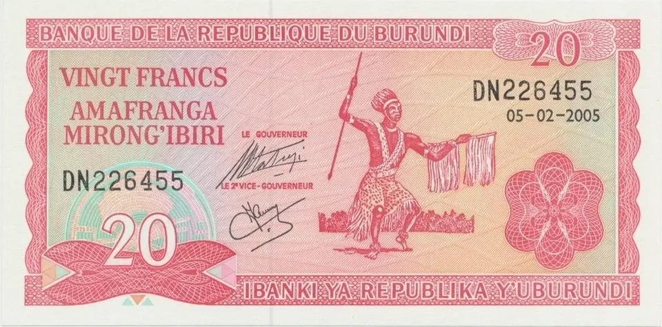 Burundi 20 Franc