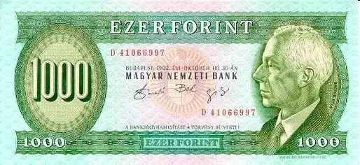 Maďarsko - 1000 Forint 1983