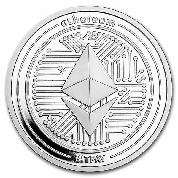 Stříbrná mince Ethereum 1 oz