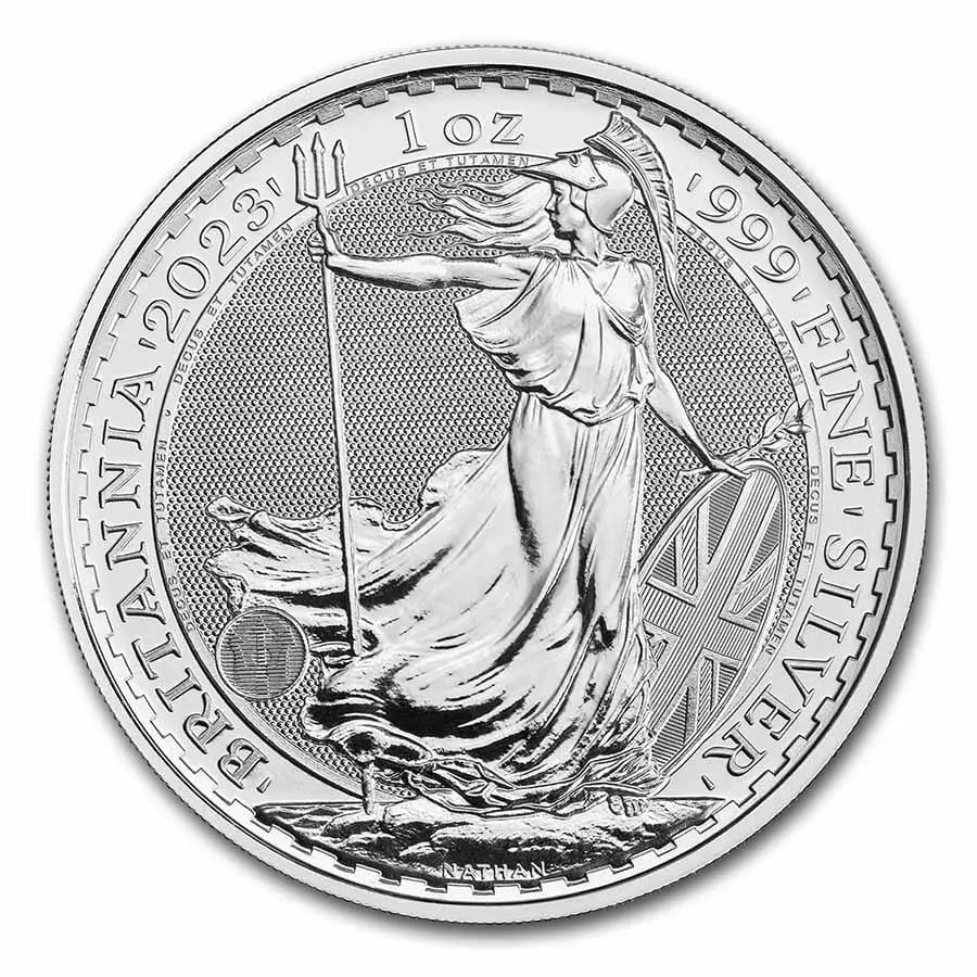 Velká Británie 1 oz Stříbro Britannia BU 2023