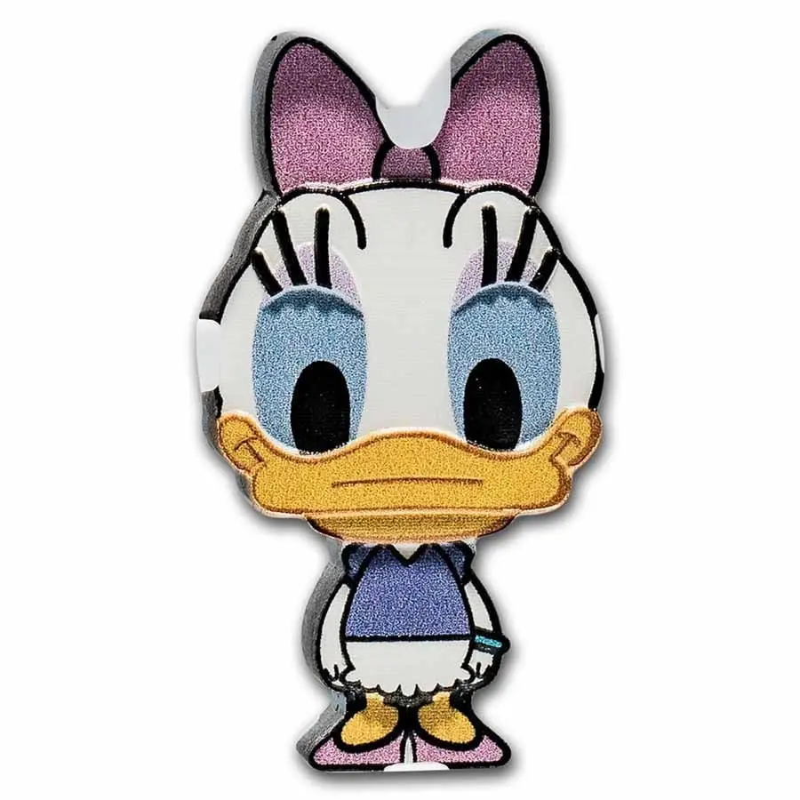 Stříbrná mince Disney Chibi: Daisy Duck 1 oz