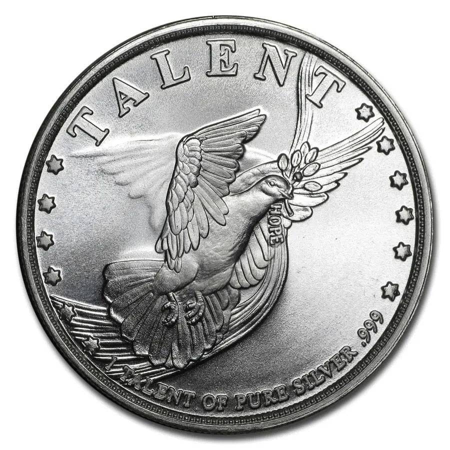 Stříbrná mince Highland Mint Talent 1 oz Ryzí stříbro 999 USA