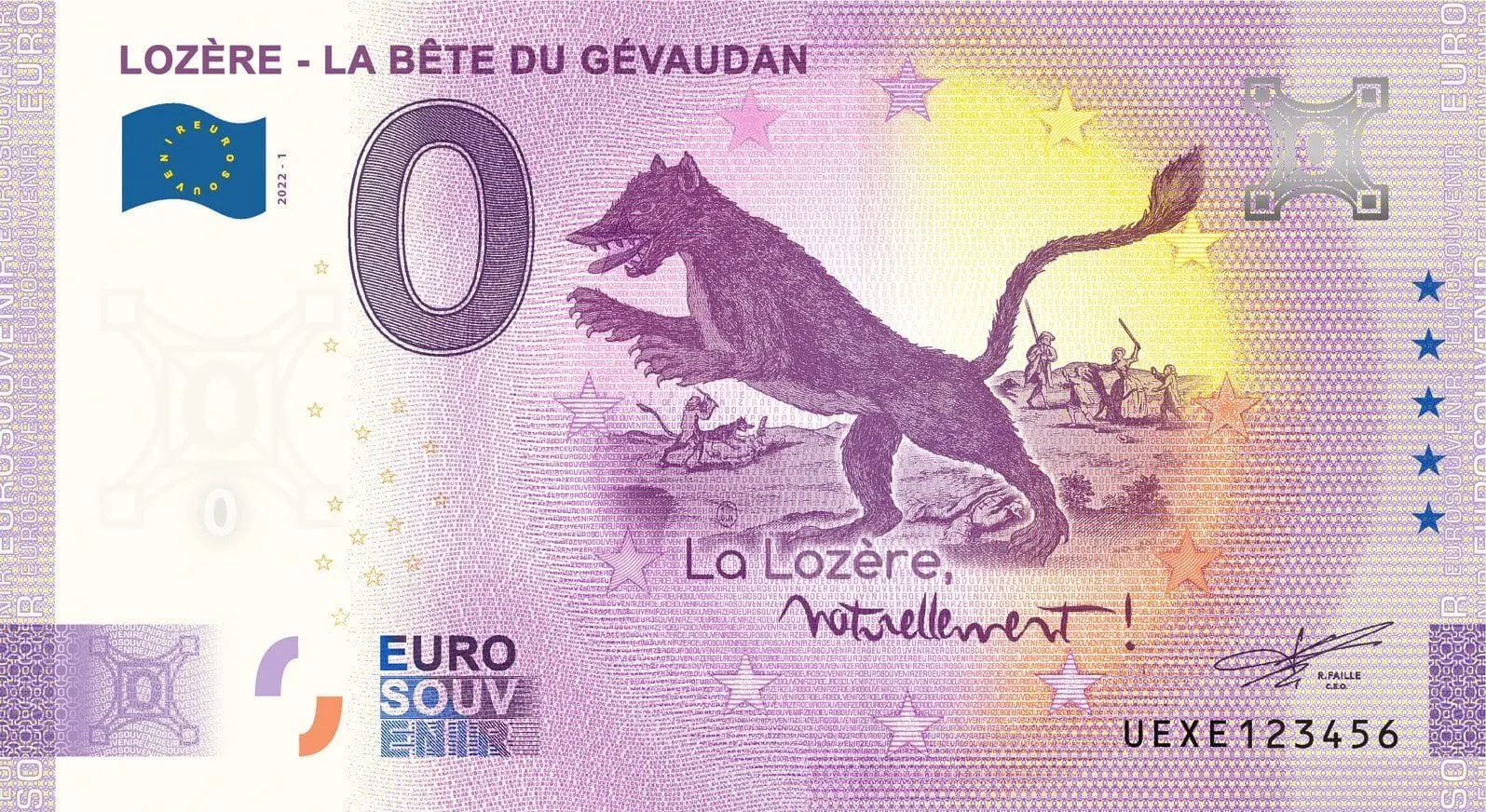 0 euro LA BETE DU GEVAUDAN