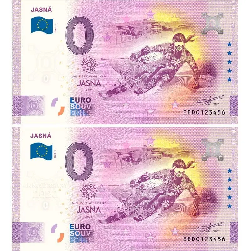 0 euro suvenýr Jasná