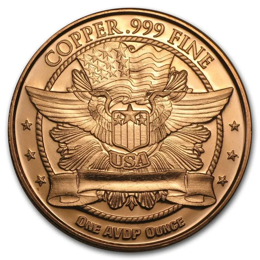 Mince :1oz Flowing Hair Dollar