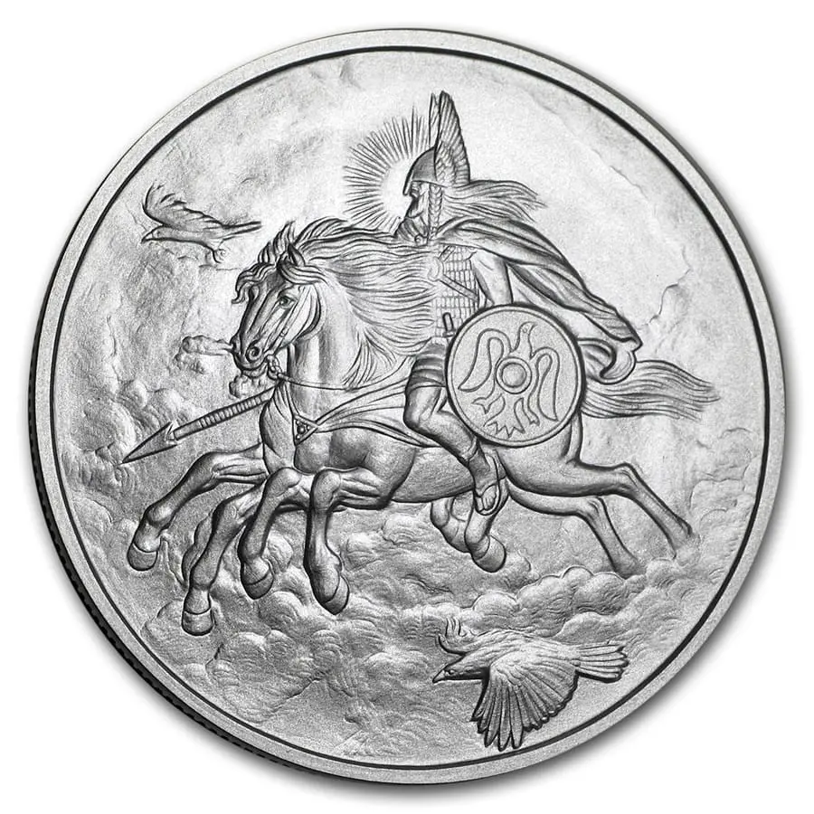 Stříbrná mince Sleipnir 1 oz Nordic Creatures 2017 Silver Shield Ag 999