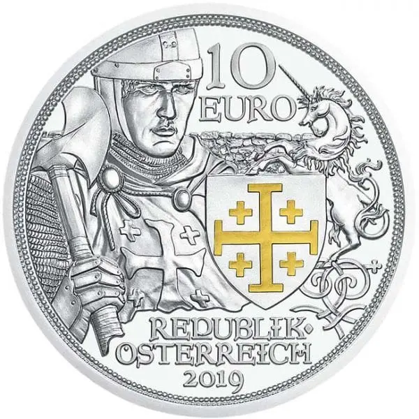 Rakousko – stříbrná mince 10 Euro 2019  Dobrodružství (Abenteuer)  Ag 999 Kvalita Proof (PP)
