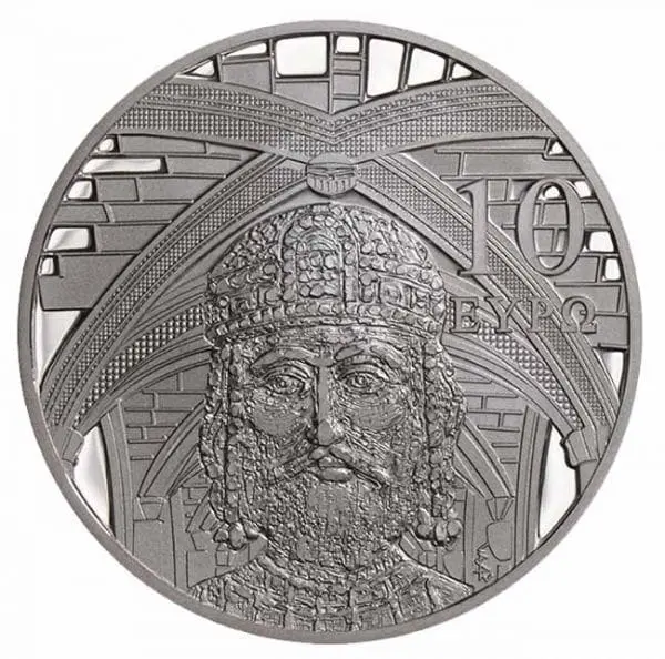 Stříbrná mince 10 Euro  Řecko  2020  Gotika – Série Europa Star  Ag 925  Proof (PP)