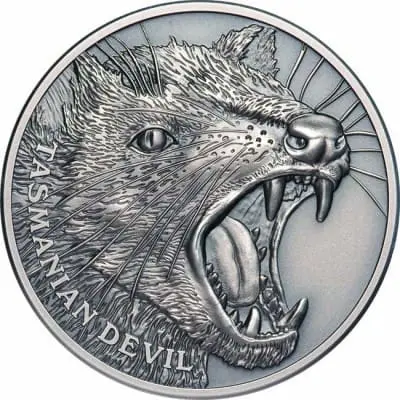 Stříbrná mince: Tasmánský ďábel 1 oz (Niue Island)