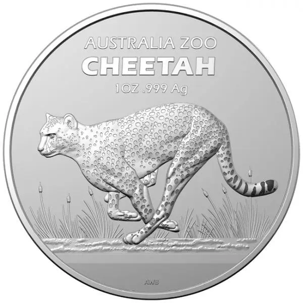 Stříbrná mince Gepard 1 oz 2021 Austrálie