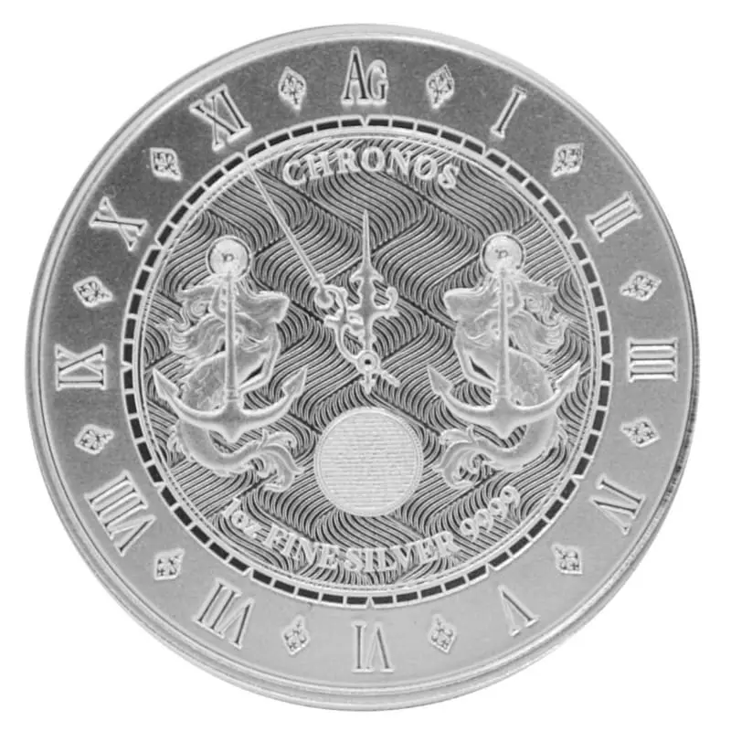 Stříbrná mince Chronos 1 oz 6 NZD 2021 Tokelau