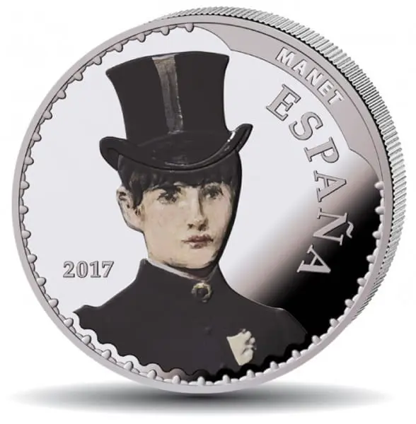 Stříbrná mince Royal Mint Manet & Lawrence 27g