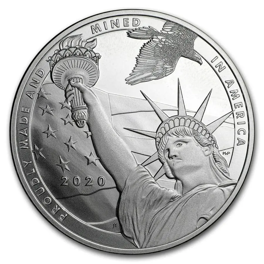 Stříbrná mince True Patriot 1 oz Silvertowne