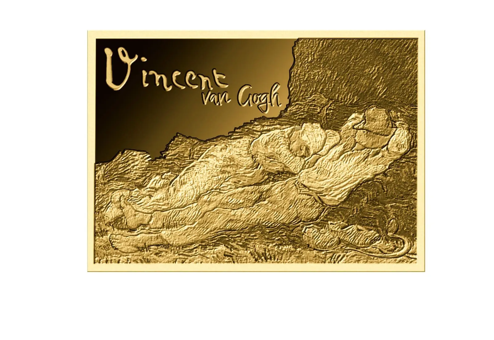 Zlatý slitek Van Goghova Siesta