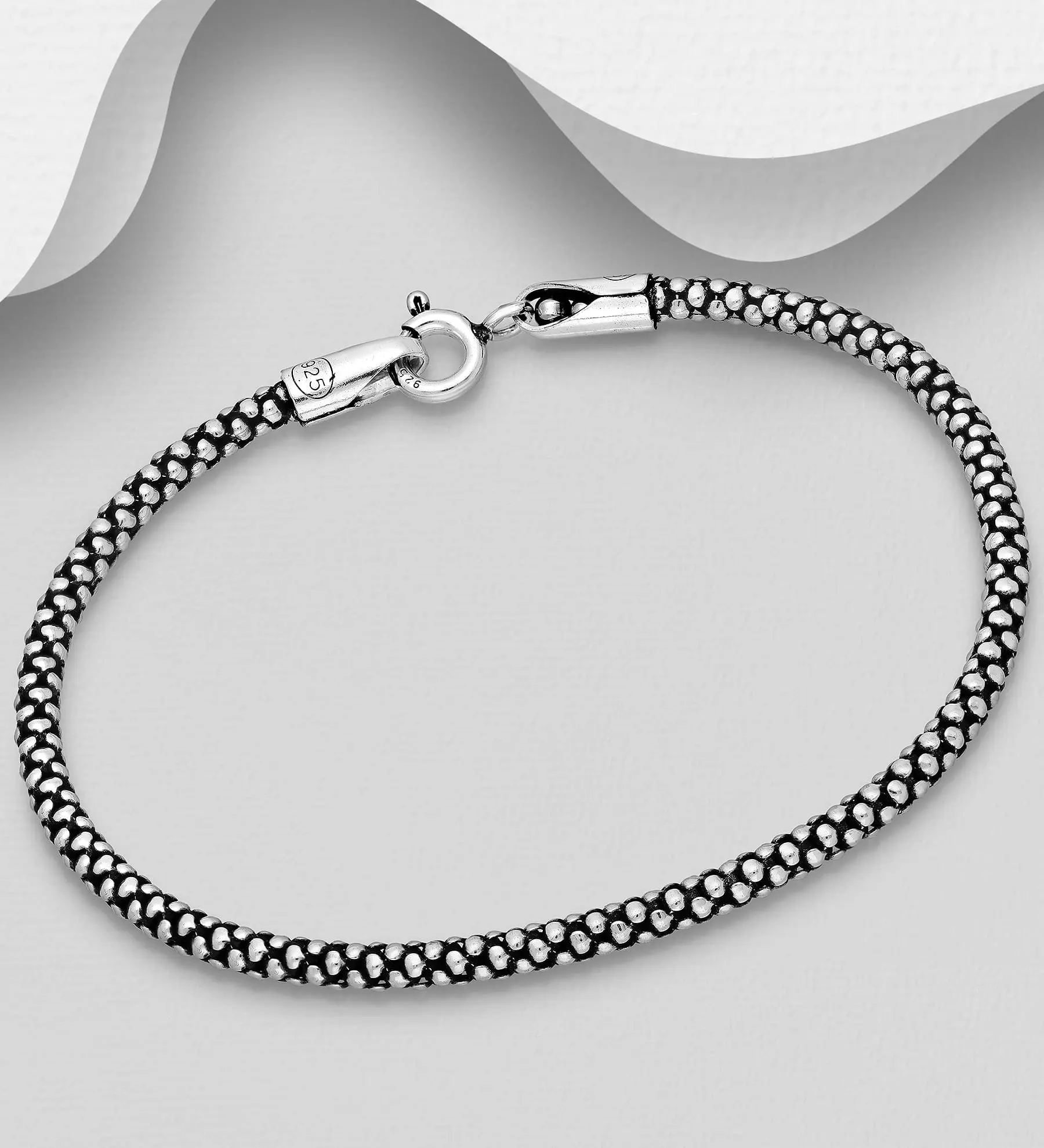 Oxidovaný náramek 925 Sterling Silver