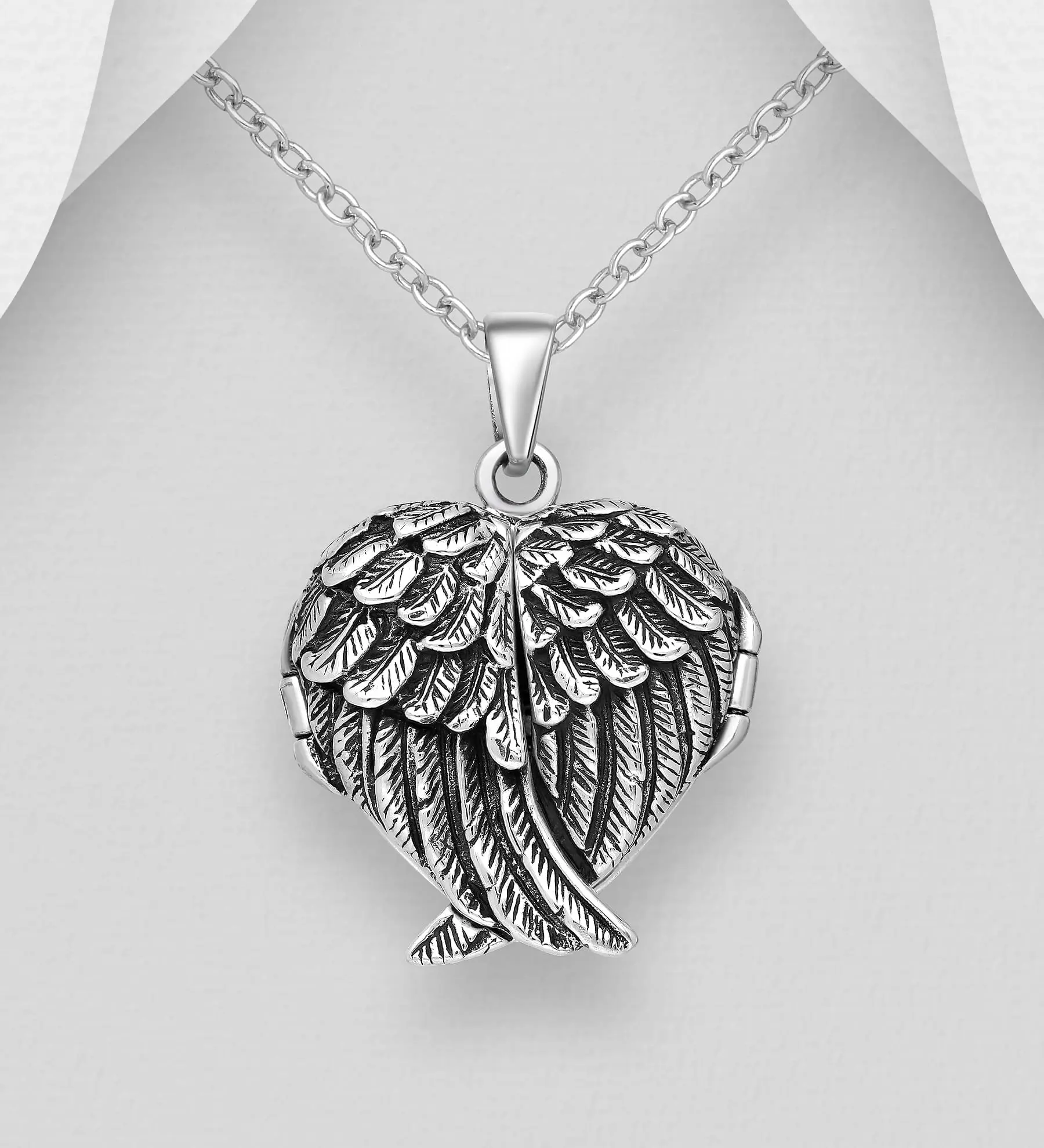 Přívěsek Angel Wings (křídla se otevírají) ze stříbra 925