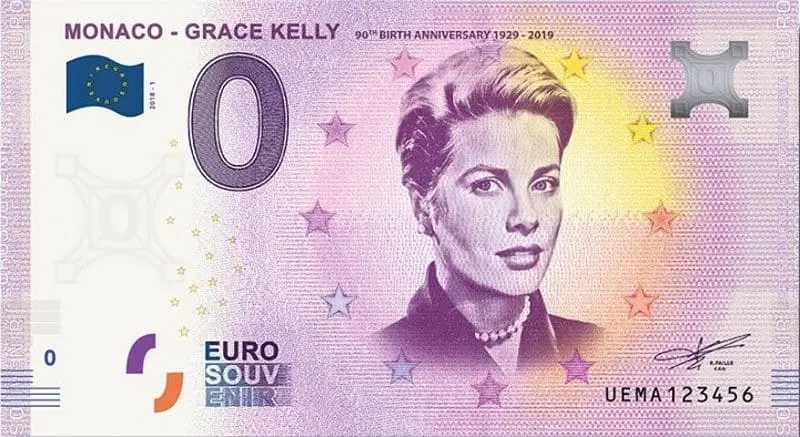 0 Euro Monaco - 90. Geburtstag Grace Kelly 2018