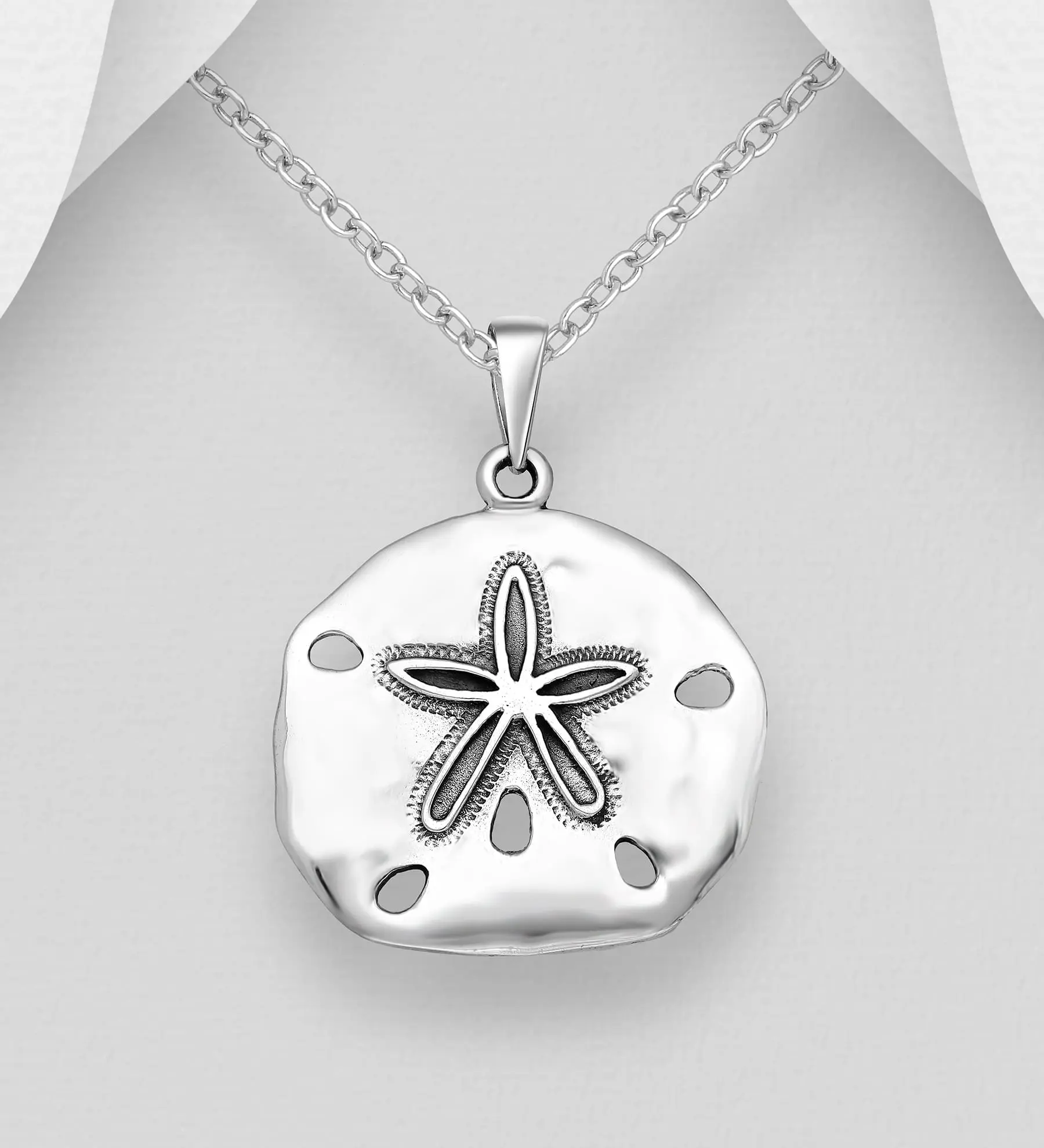 Stříbrný 925 přívěšek Sand Dollar