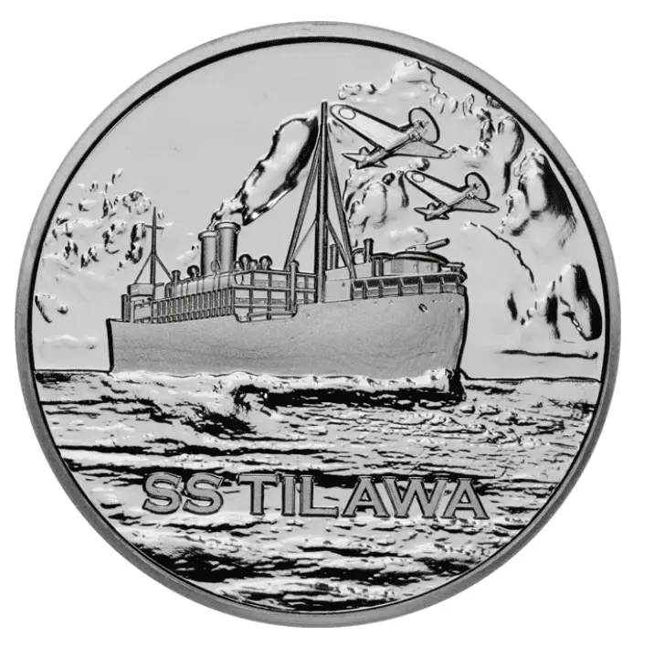 Stříbrná mince 2024 1oz SS Tilawa Shipwreck – Glory: Voyage Edition BU