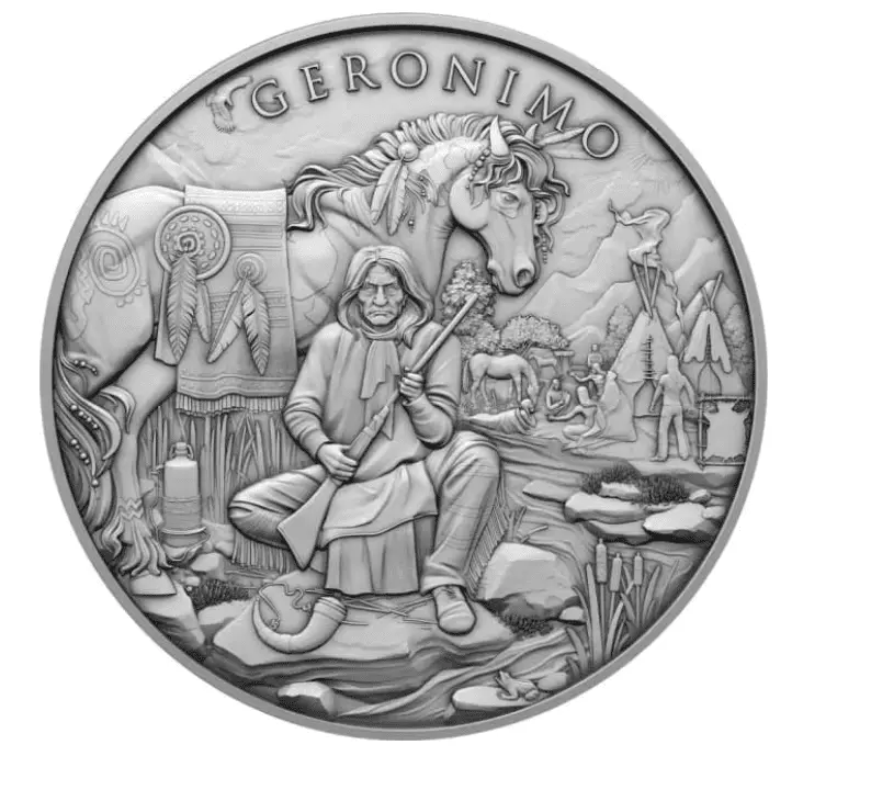 1 oz Legendary Warriors: Geronimo BU