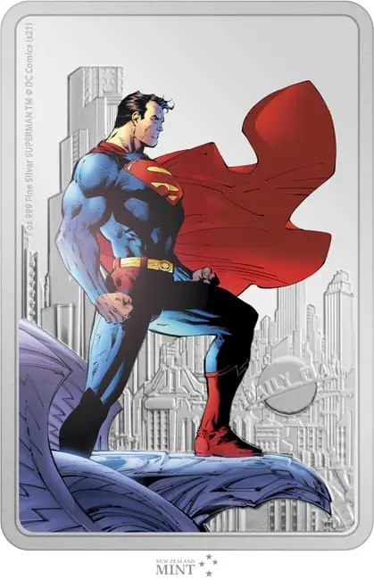 Stříbrná mince Superman Muž z oceli 1 Oz