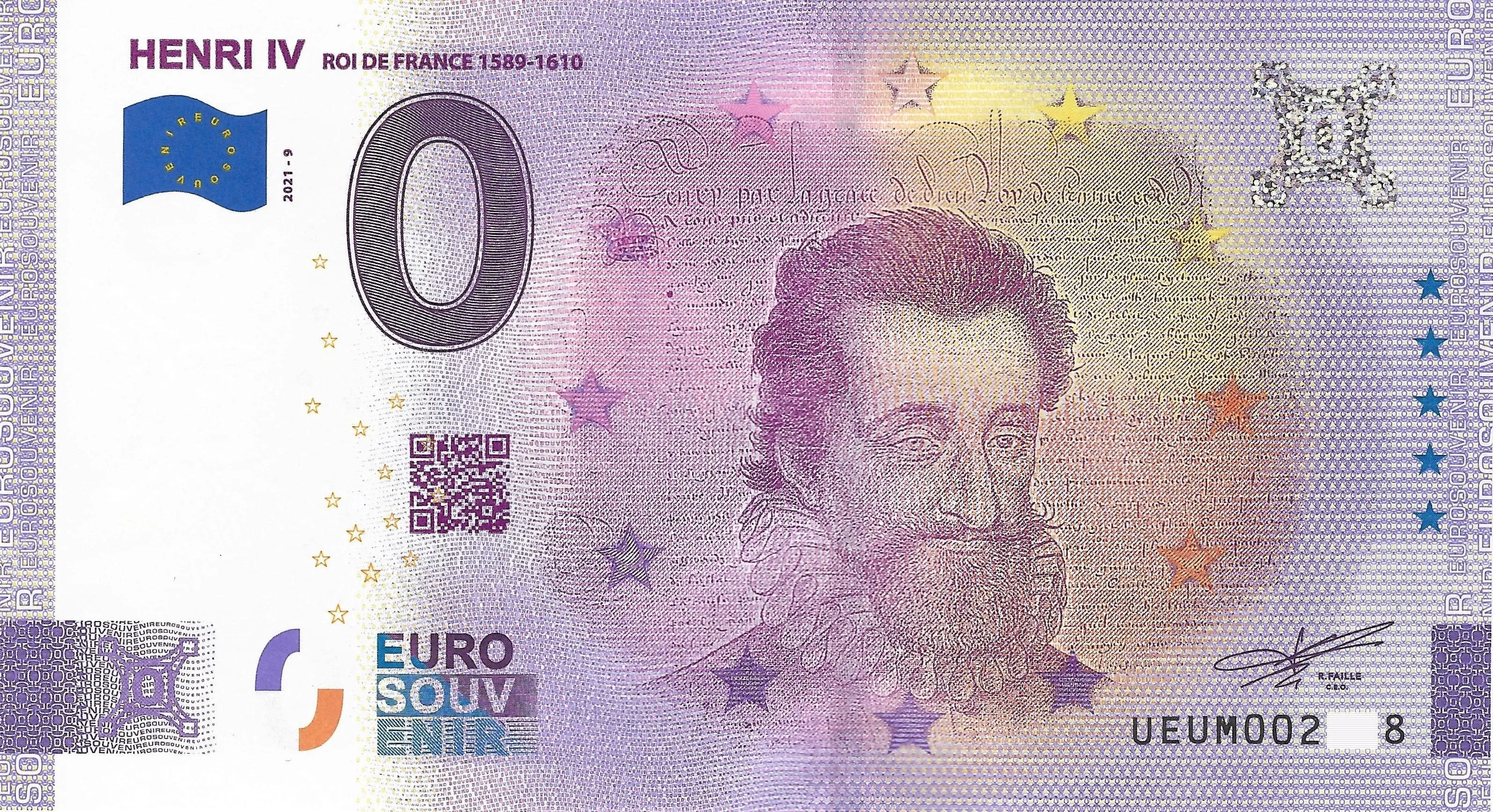 0 EUR Jindřich IV Francie UEUM 2021