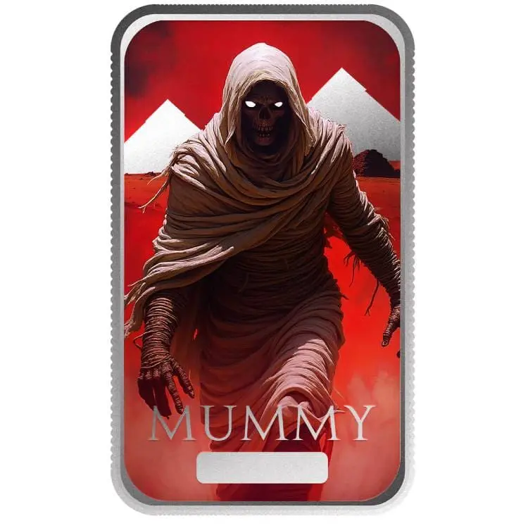 Mumie Limitovaná edice Monster Collection 2024 1 oz Stříbro – Scottsdale Mint