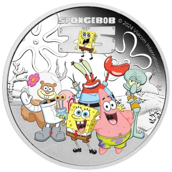 SpongeBob a přátelé 1 Oz Stříbro