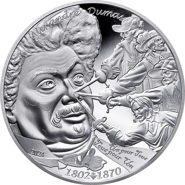 Mince Alexandre Dumase Stříbro