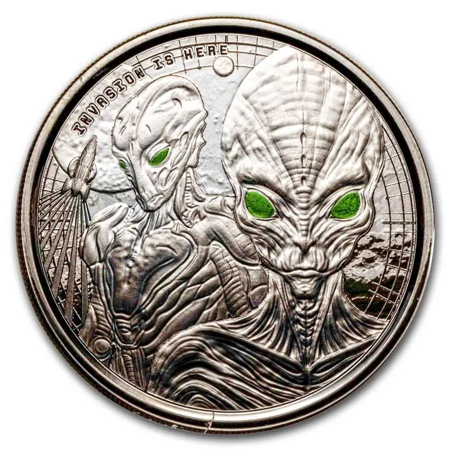 Alien Black Rhodium 1 Oz 2023 Ghana