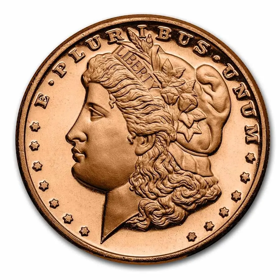 Měděná mince dolar Morgan 1 Oz
