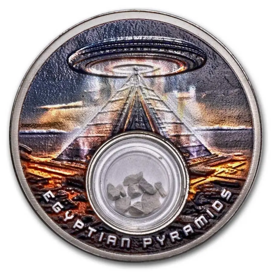 Postavené mimozemšťany: Egyptské pyramidy (barevná) Native 1 Oz