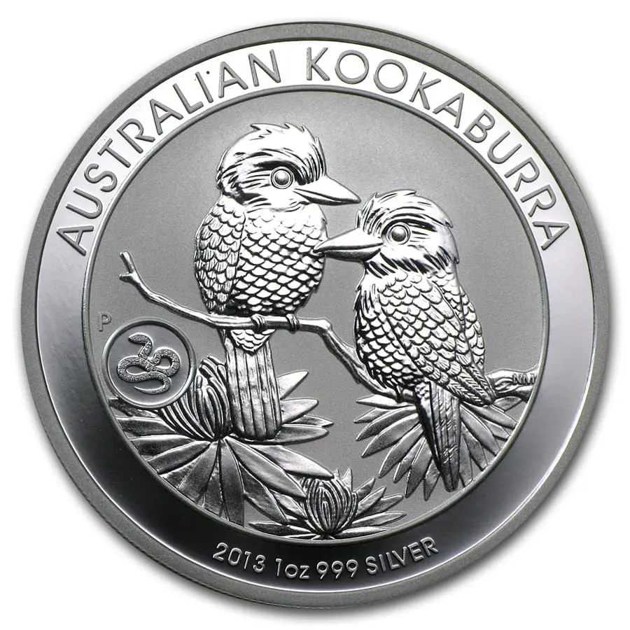 Kookaburra BU (Snake Privy) 2013 Austrálie 1 oz