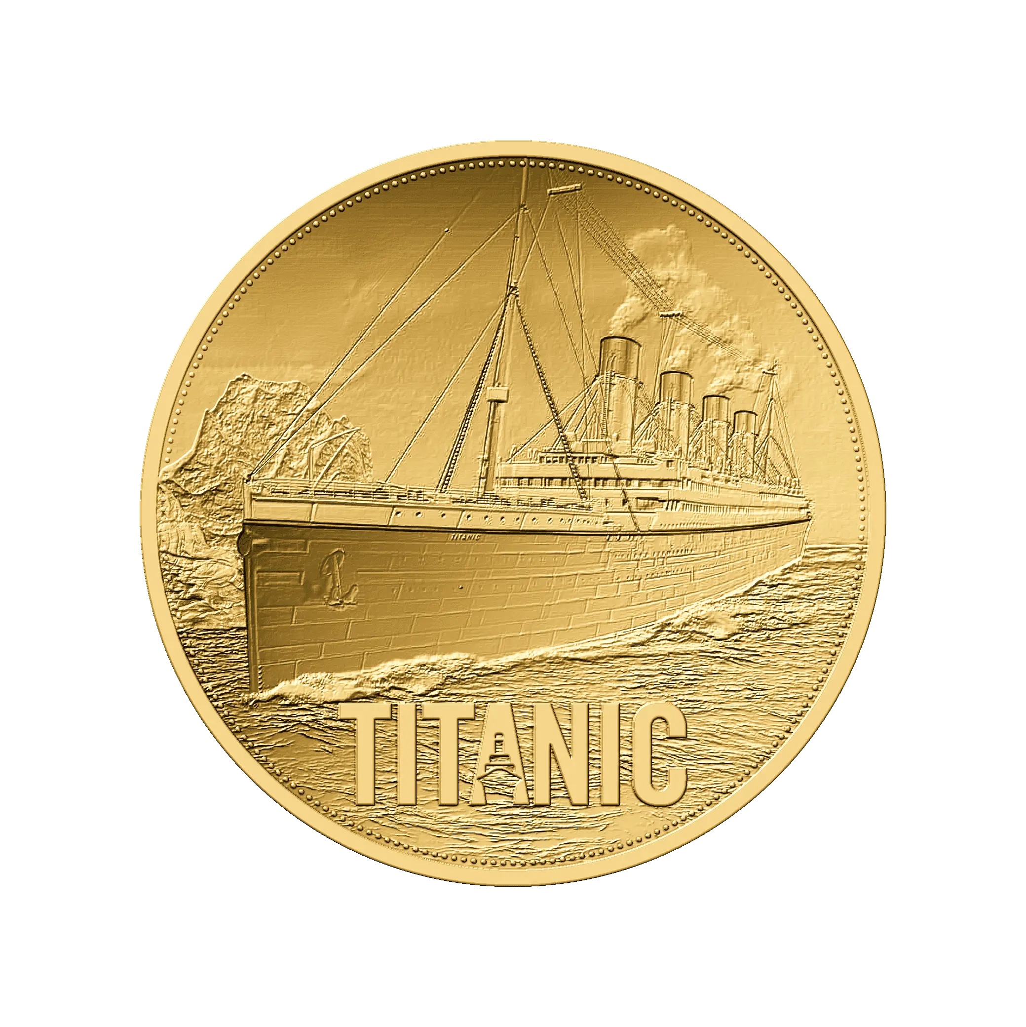 Zlatá mince Titanic Coincard 999/1000 zlatý dárek