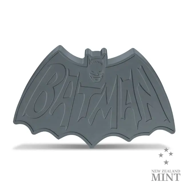 Stříbrný slitek 1966 Batman Logo 2024 1 Oz