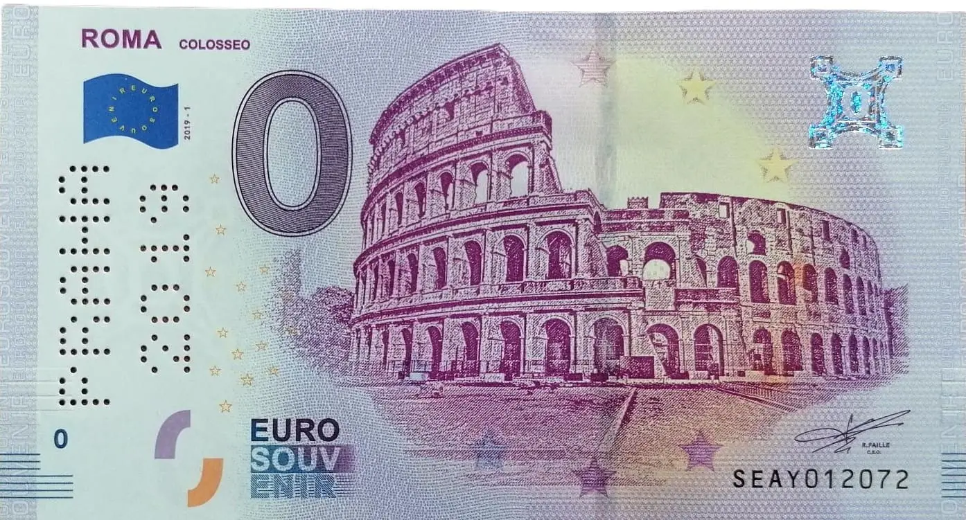 0 EUR bankovka VERONA SPECIAL EDITION “133° VERONAFIL”