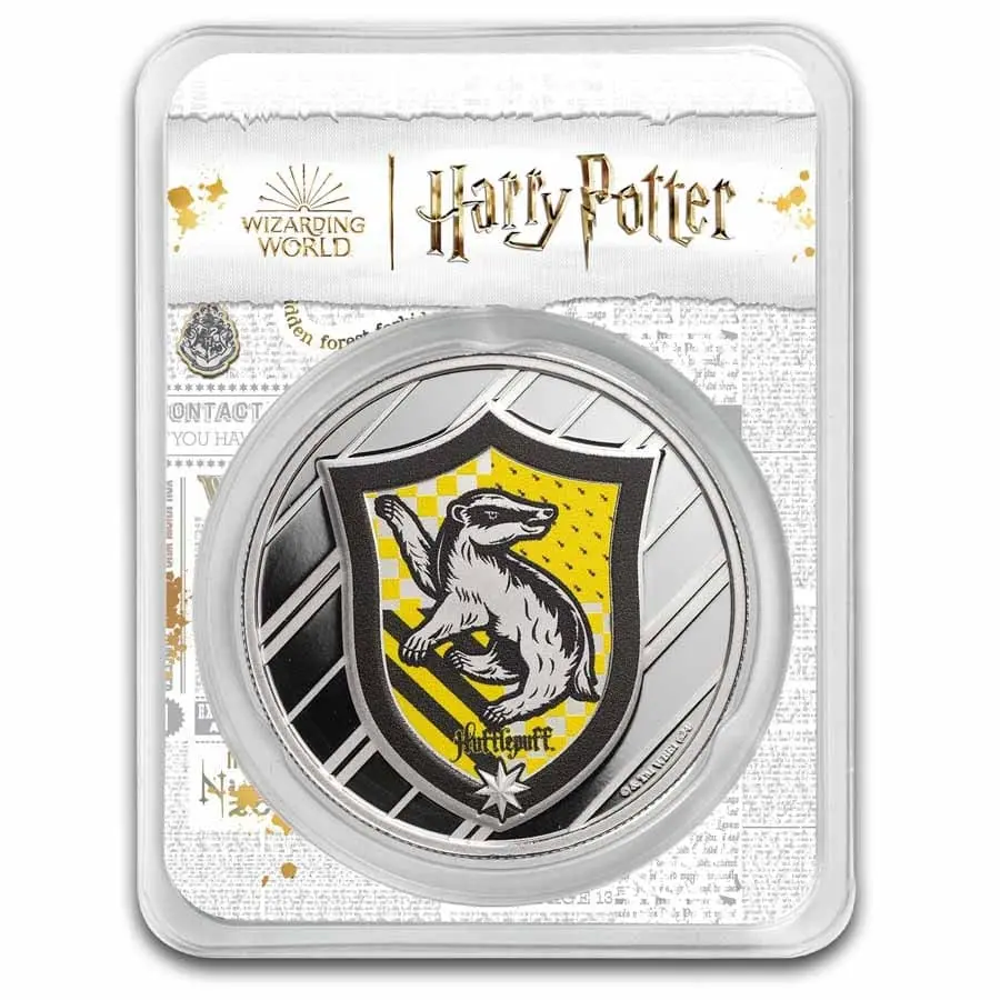 Stříbrné mince Harryho Pottera, 1 oz; Mrzimor, kolorované pomocí TEP