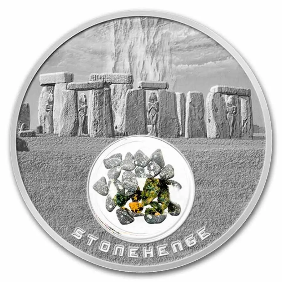 Stříbrná mince 1 oz 2025 Mesa Grande Postaveno mimozemšťany: Stonehendge Proof