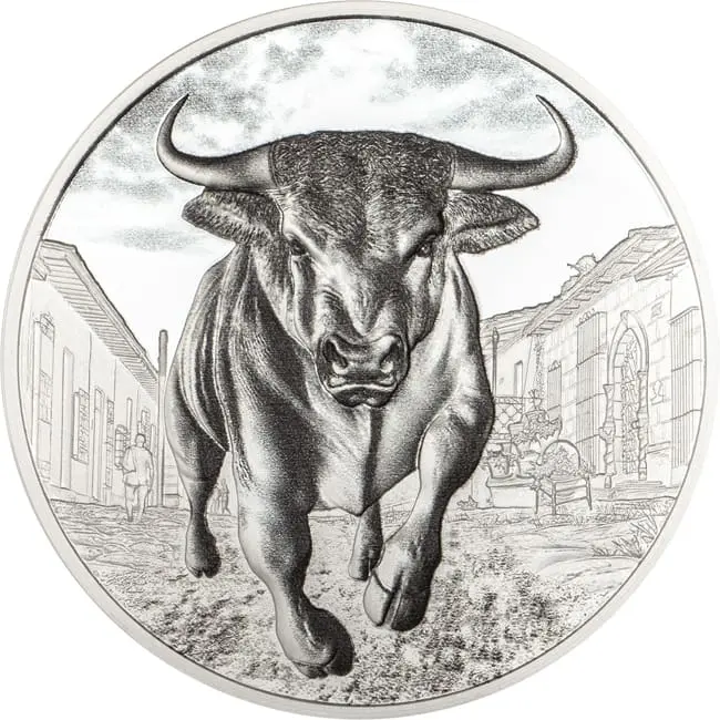 Stříbrná mince 2025, 1 Oz, Sedm smrtelných hříchů, hněv, proof